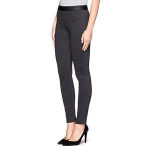 J. Crew Petite Pixie pant in stretch ponte, 2 petite, heather charcoal